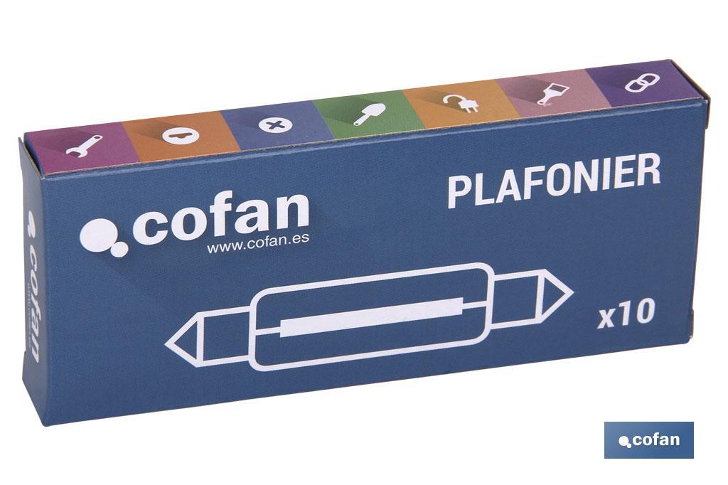 Imagen Adicional de Lámpara plafonier C10W (11 x 38 mm) 12 V