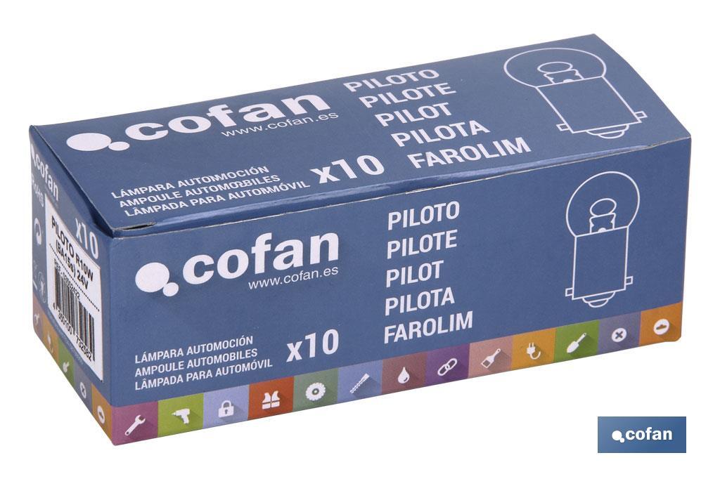 Imagen Adicional de Lámpara piloto R10W (BA15s) 24 V