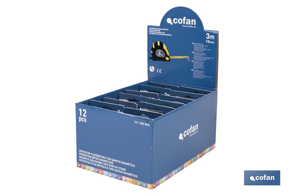 Imagen Adicional de Expositor para flexómetros magnéticos de Cofan