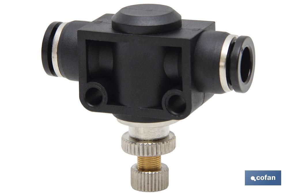 Imagen Adicional de Regulador de Caudal en linea Tubo-Tubo