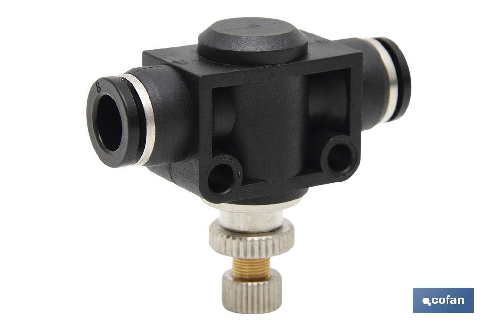 Imagen Adicional de Regulador de Caudal en linea Tubo-Tubo