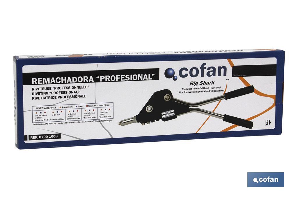 Imagen Adicional de Remachadora industrial profesional para remaches desde 3,0 - 6,4 mm