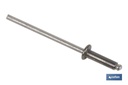 Imagen Adicional de Remaches INOX A-2 Cabeza Alomada