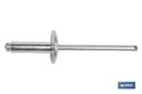 Imagen Adicional de Remaches Aluminio Estándar Cabeza Ancha