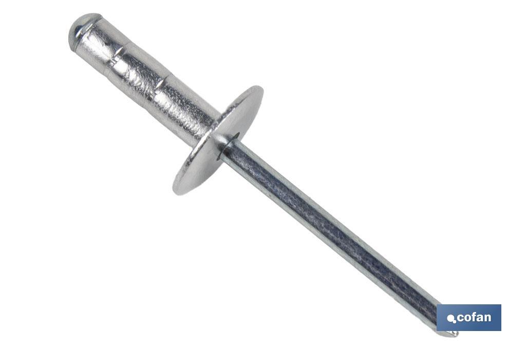 Imagen Adicional de Remaches Multigrip Cabeza Ancha