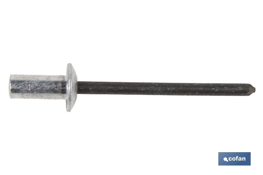 Imagen Adicional de Remaches Estándar Cabeza Alomada