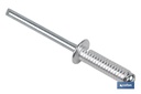 Imagen Adicional de Remaches Aluminio Ranurado Cabeza Alomada