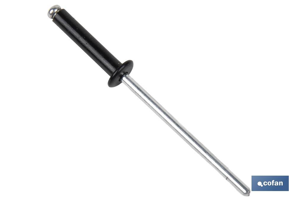 Imagen Adicional de Remaches Aluminio Estándar Negros