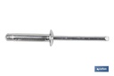 Imagen Adicional de Remaches Aluminio Trébol Cabeza Alomada