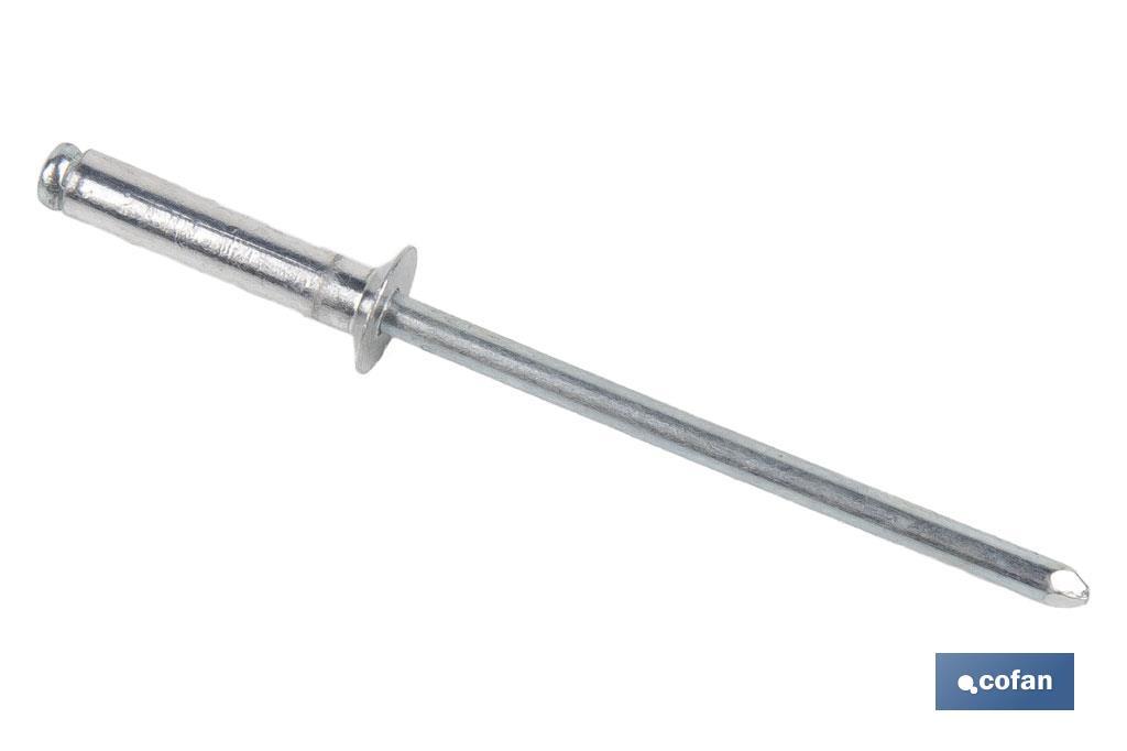 Imagen Adicional de Remache Estándar Cabeza Avellanada 120º