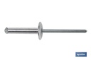 Imagen Adicional de Remaches Aluminio Flor Cabeza Ancha