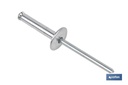 Imagen Adicional de Remaches Aluminio Flor Cabeza Ancha