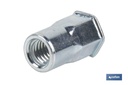 Imagen Adicional de Tuercas remachables semihexagonales de fondo abierto y cabeza reducida