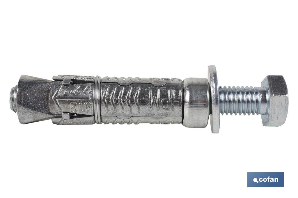 Imagen Adicional de Anclaje de zamak HPM con tornillo de acero en calidad 8,8