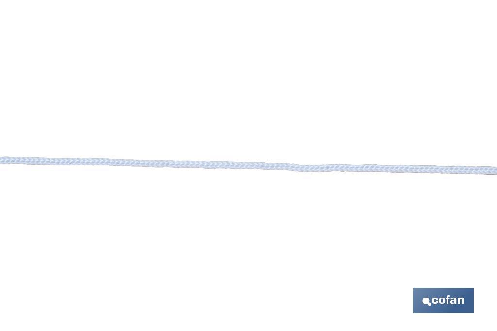 Imagen Adicional de Riel Trenzado de Polipropileno (Cortinas) 1mm ø (Blíster)