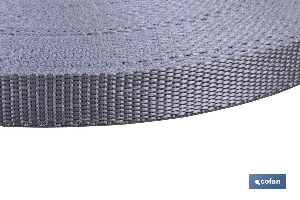 Imagen Adicional de Rollo cinta persiana 14mm x 50m gris