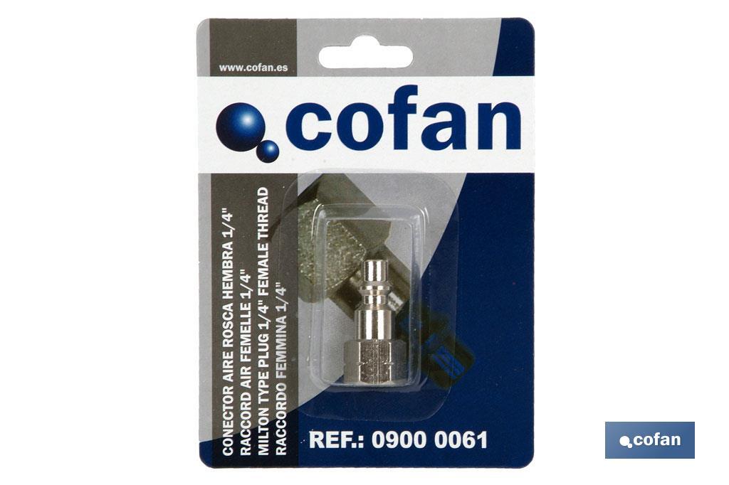 Imagen Adicional de Conector de aire rosca hembra 1/2