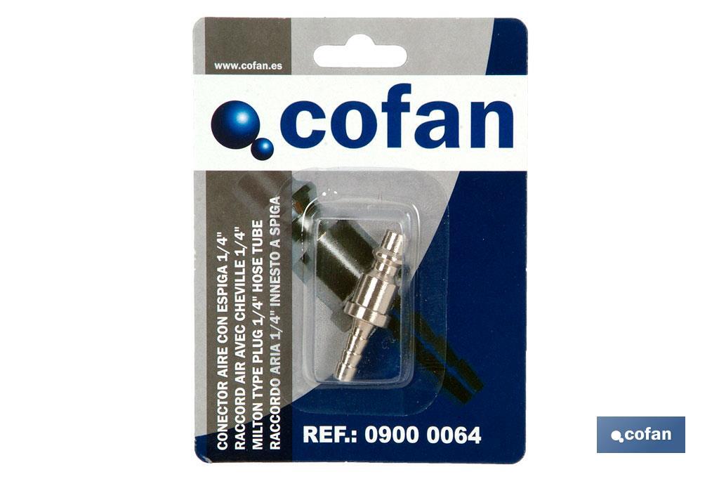 Imagen Adicional de Conector de aire con espiga tubo Ø13mm