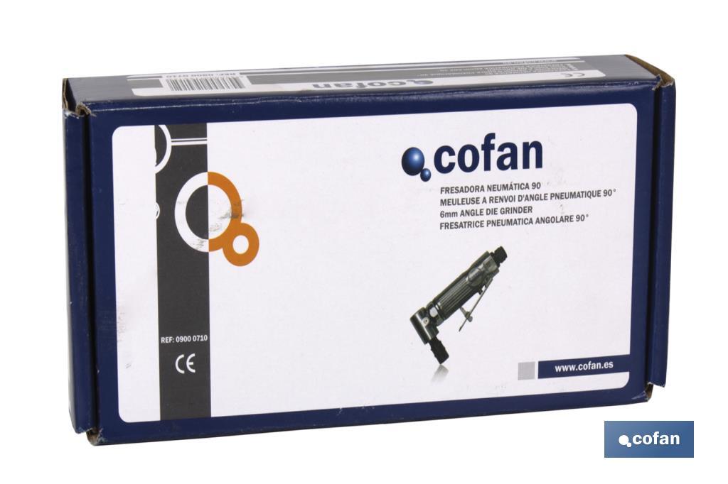 Imagen Adicional de Fresadora neumática 90° de alto rendimiento recta para vástagos de Ø6mm