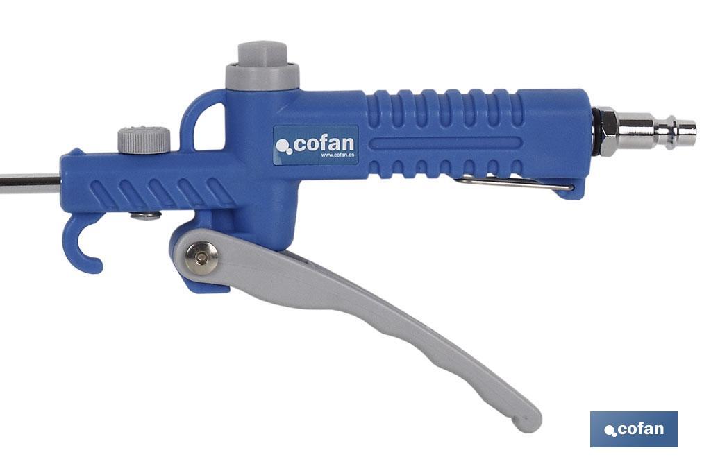 Imagen Adicional de Pistola de soplar de plástico larga 330mm