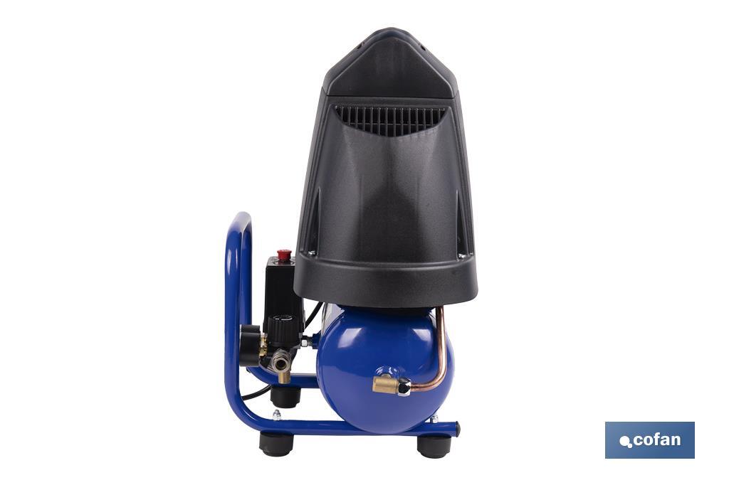 Imagen Adicional de Compresor de pistón coaxial portátil 1,5 HP