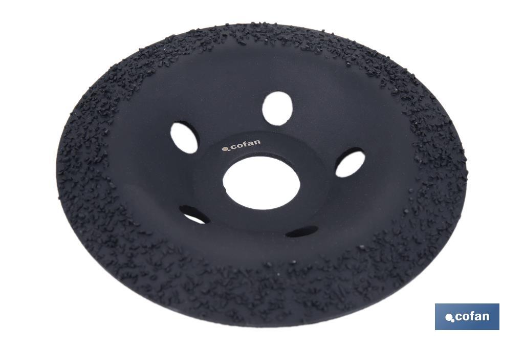 Imagen Adicional de Plato Rectificador para Amoladora con Placas de Carburo de Tungsteno