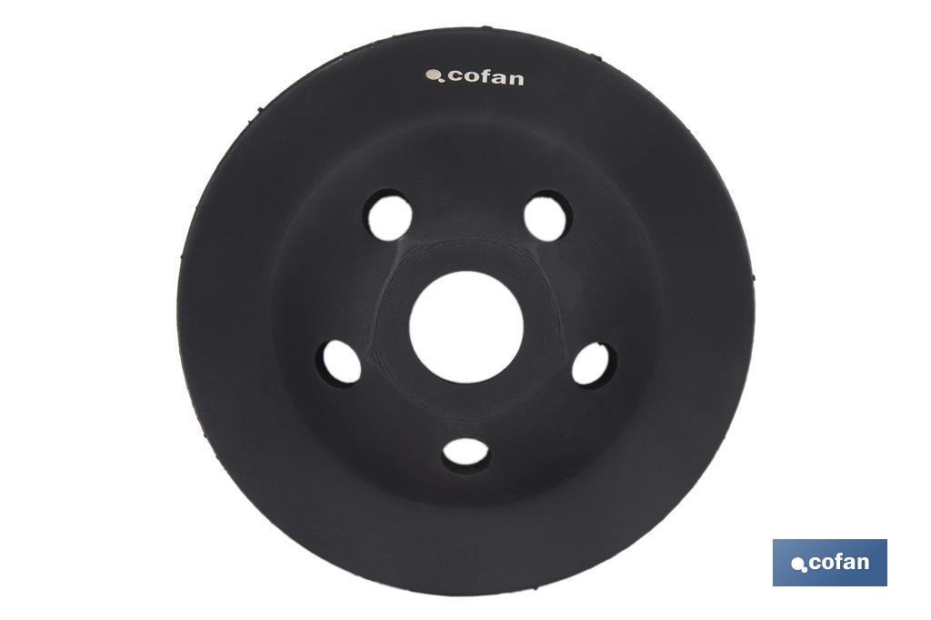 Imagen Adicional de Plato Rectificador para Amoladora con Placas de Carburo de Tungsteno