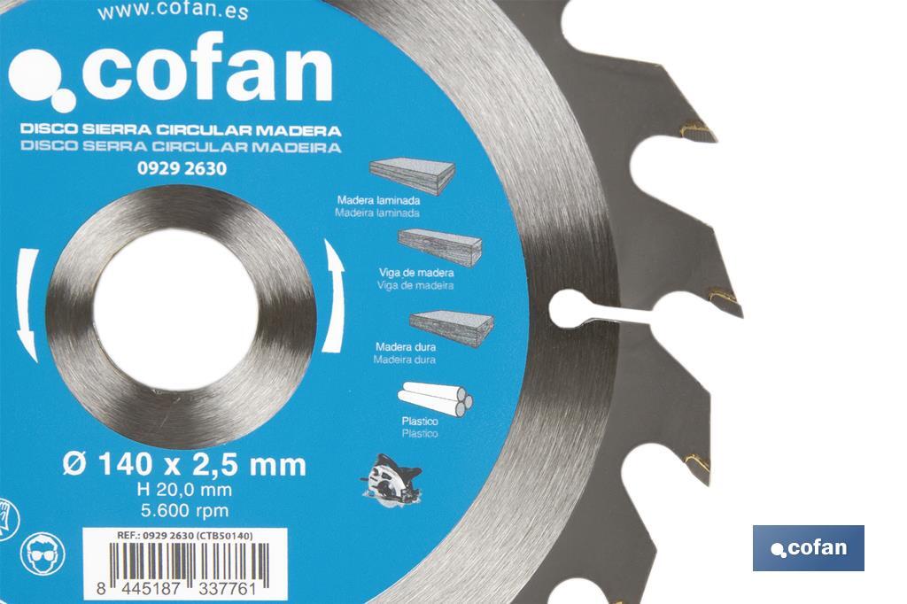 Imagen Adicional de Hoja de sierra circular