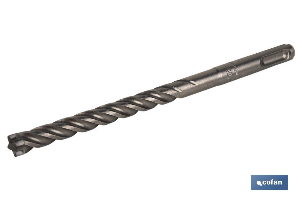 Imagen Adicional de Brocas para hormigón armado SDS PLUS con punta compacta y reforzada