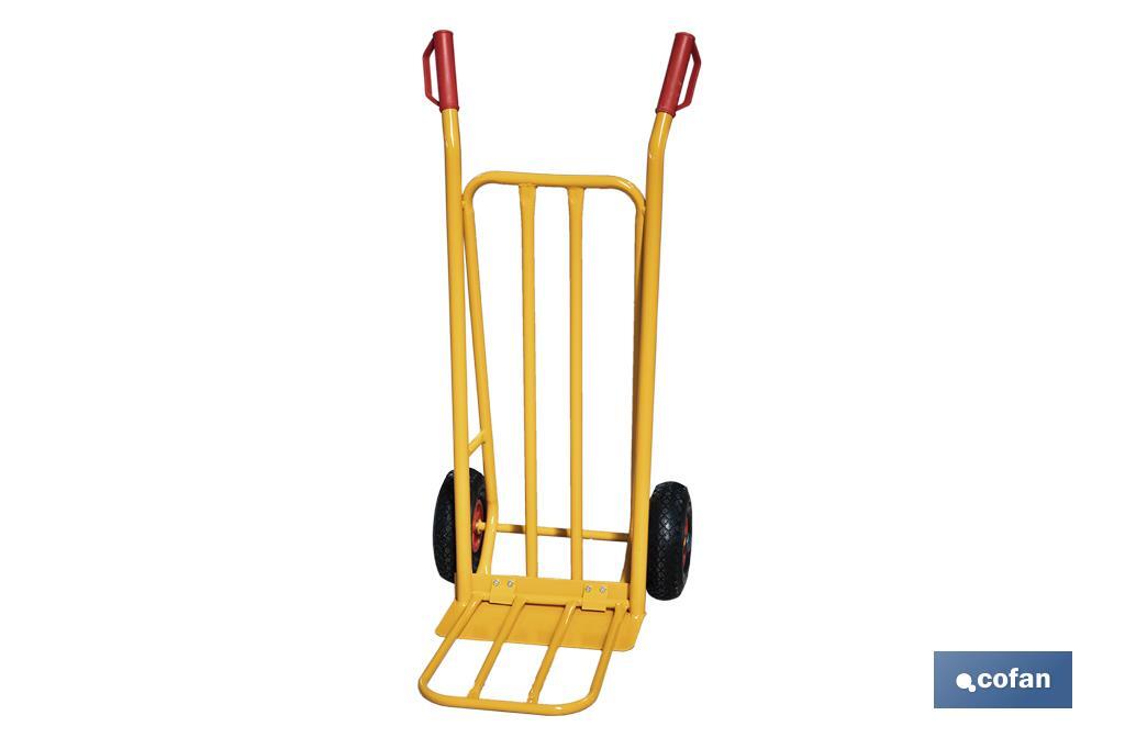 Imagen Adicional de Carretilla de almacén plegable con pala ancha