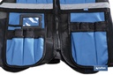 Imagen Adicional de Chaleco portaherramientas multibolsillos ajustable con bandas reflectantes