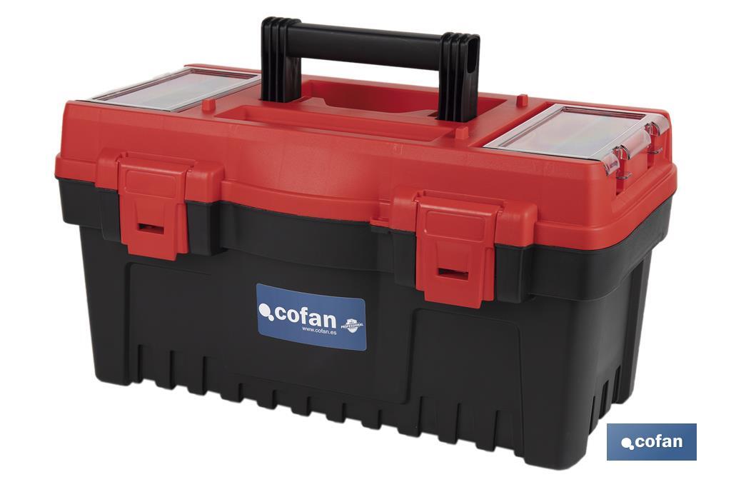 Imagen Adicional de Caja de herramientas semiprofesional con cierres de ABS
