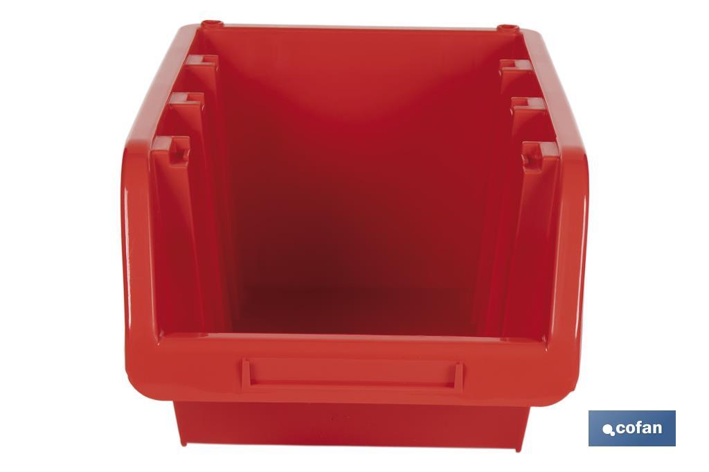 Imagen Adicional de Gaveta Roja Apilable