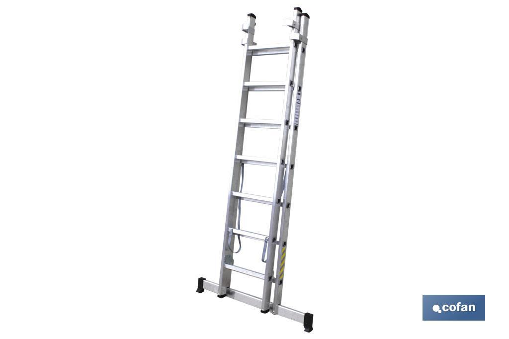 Imagen Adicional de Escaleras Aluminio 2  tramos EN 131