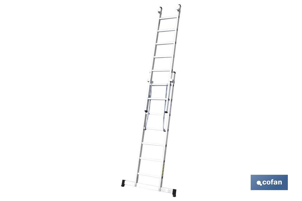 Imagen Adicional de Escaleras Aluminio 2  tramos EN 131