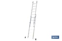 Imagen Adicional de Escaleras Aluminio 2  tramos EN 131