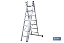Imagen Adicional de Escaleras Aluminio 3 tramos EN 131