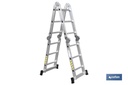 Imagen Adicional de Escalera aluminio multiusos