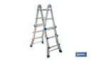 Imagen Adicional de Escalera Plus Multiposición fabricada en Aluminio