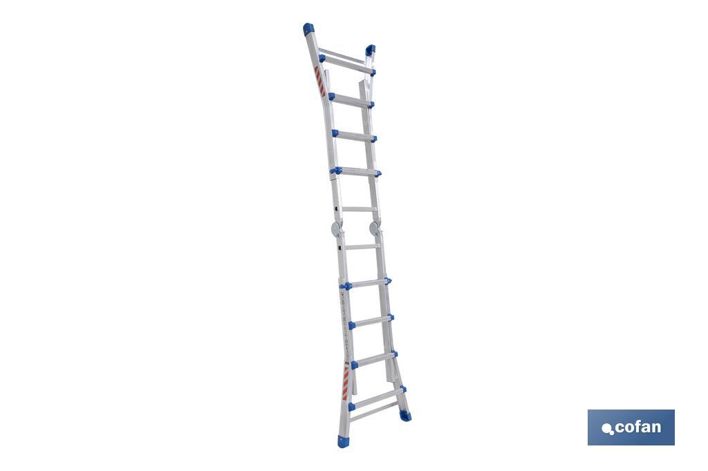 Imagen Adicional de Escalera Plus Multiposición fabricada en Aluminio