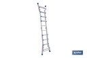 Imagen Adicional de Escalera Plus Multiposición fabricada en Aluminio