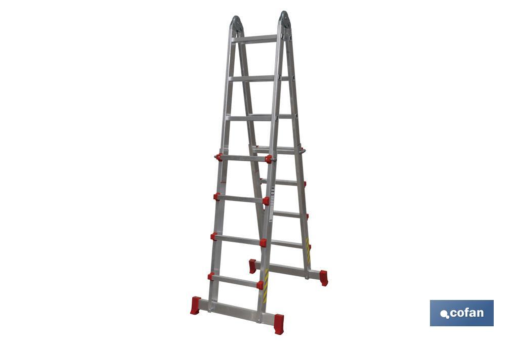 Imagen Adicional de Escalera de Aluminio multiposición