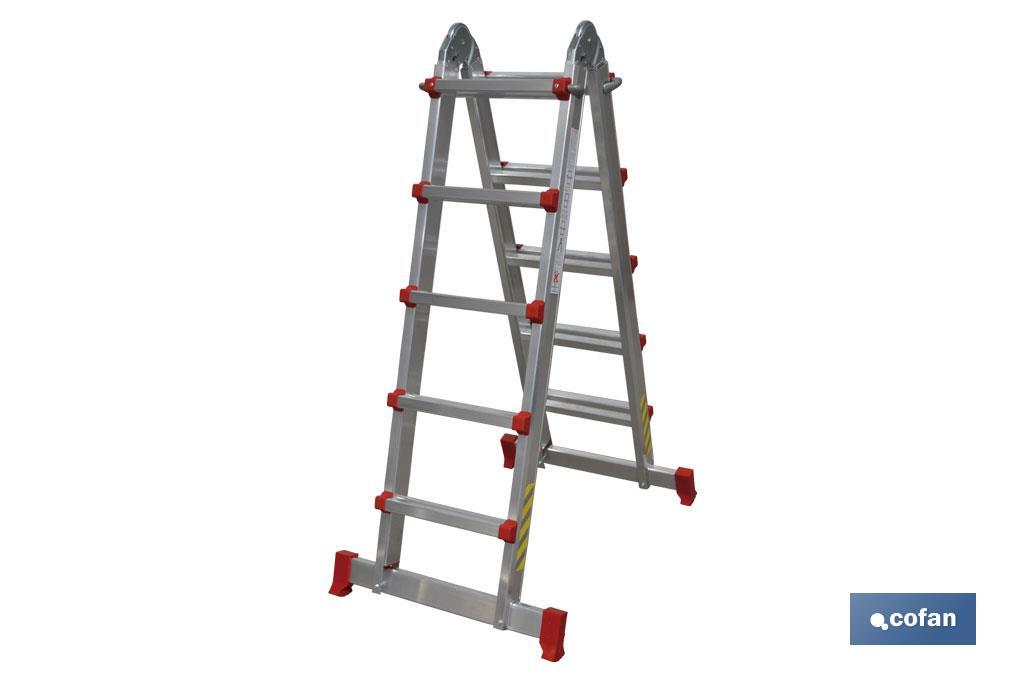 Imagen Adicional de Escalera de Aluminio multiposición