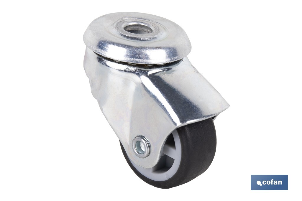 Imagen Adicional de Rueda de goma gris para tornillo pasante