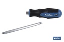 Imagen Adicional de Destornillador corto reversible Phillips PH-2 y Plano
