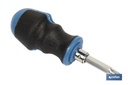 Imagen Adicional de Destornillador corto reversible Phillips PH-2 y Plano