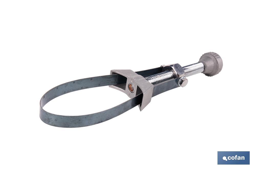Imagen Adicional de Llave de filtro de aceite con fleje de acero