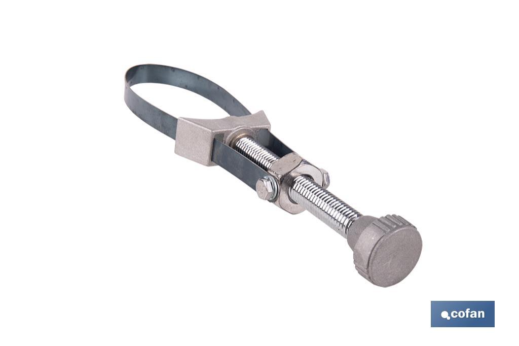 Imagen Adicional de Llave de filtro de aceite con fleje de acero