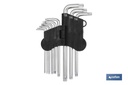 Imagen Adicional de Juego de 9 llaves acodadas Torx