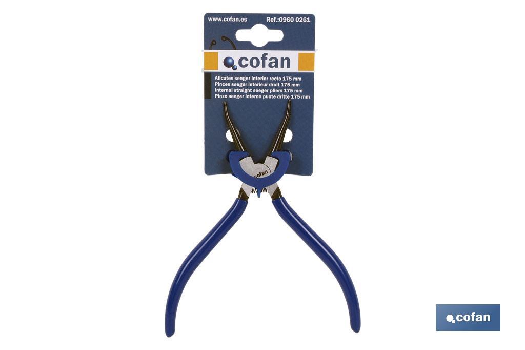 Imagen Adicional de Alicates para arandelas con circlip interior recto